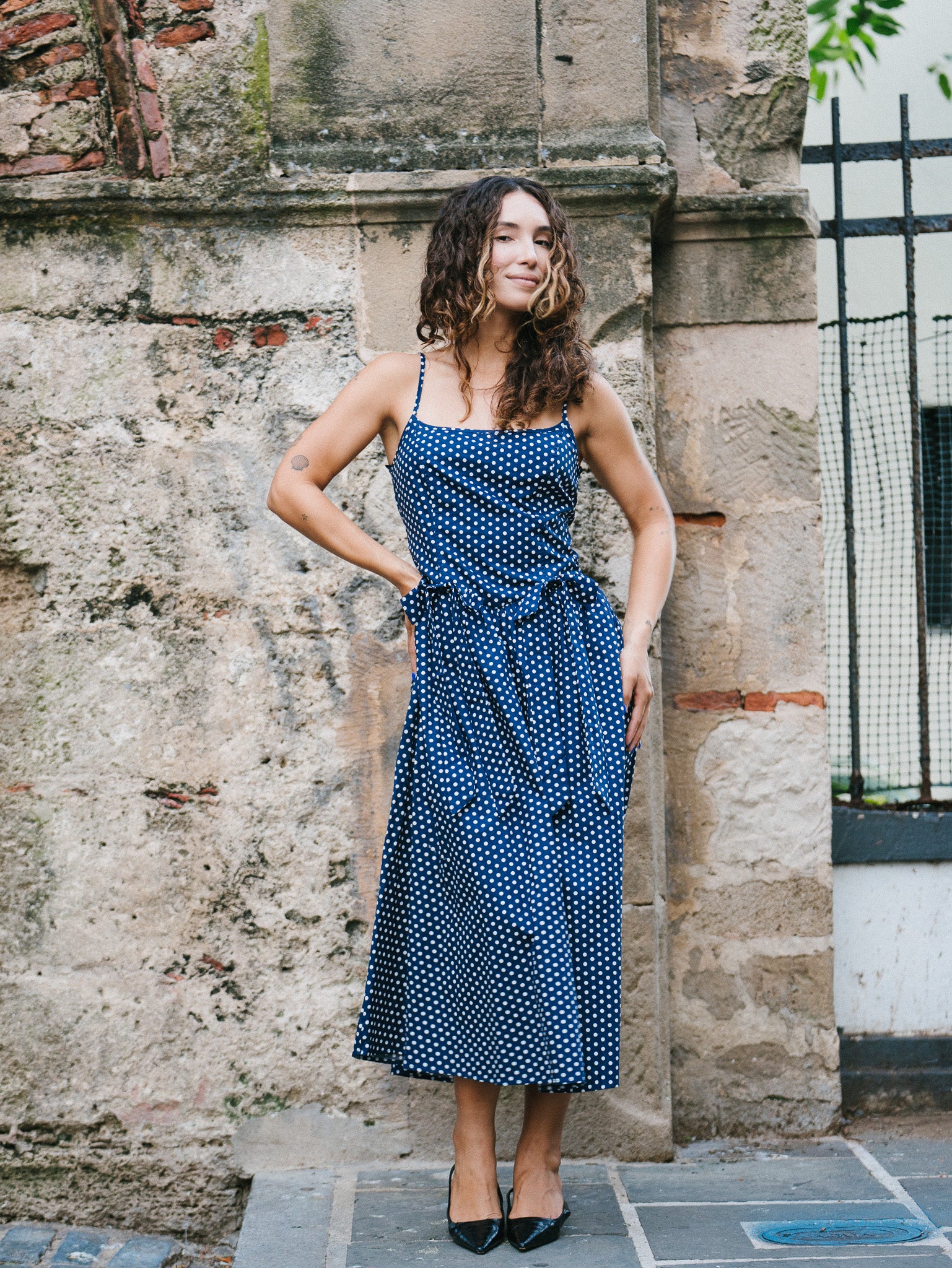 Kiara Polka Dress
